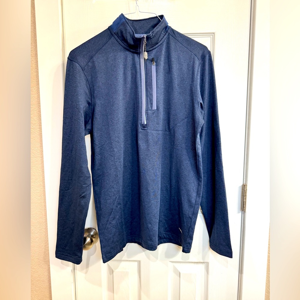 Motion Blue Quarter-Zip Pullover